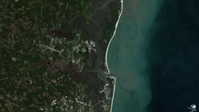 Image satellite de la ville Jacksonville