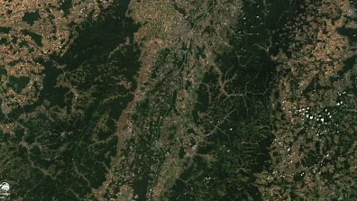 image satellite de rhénane