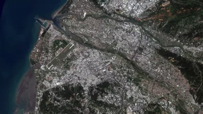Image satellite de Taïwan