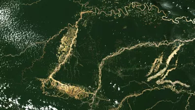 Image satellite de Madre de Dios