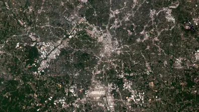 Image satellite de la ville Atlanta