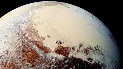 Vue de Pluton par la sonde spatiale New Horizons