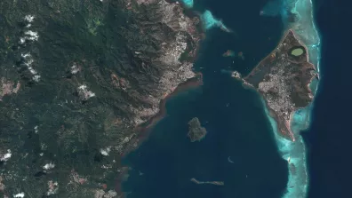 image satellite de Mayotte