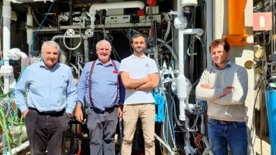 Photo de l'équipe de test 