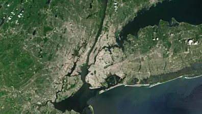 Image satellite de New-York