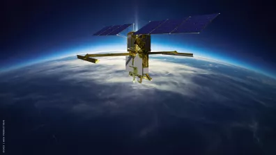 Illustration du satellite SWOT 