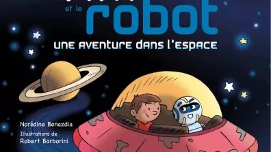 Couverture du livre Tim et le robot, «cherche-trouve» spatial
