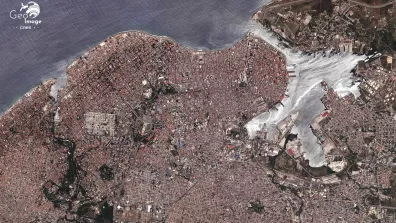 Image satellite de la Havane, capitale de Cuba