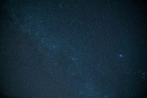 Photo d'un ciel étoilé