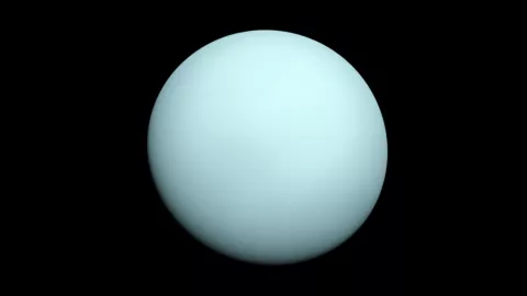 La planète Uranus.