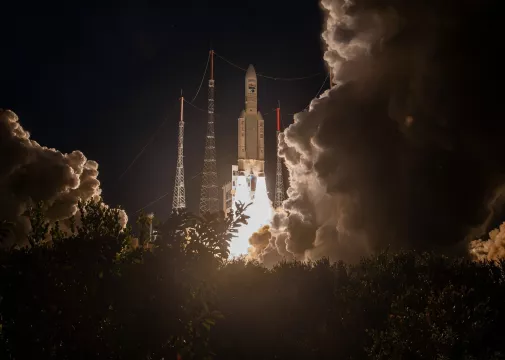 Décollage d’Ariane 5 depuis le Centre Spatial Guyanais