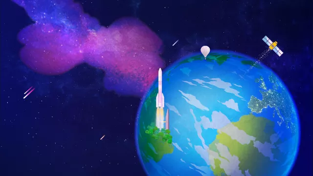 Illustration des activités du CNES