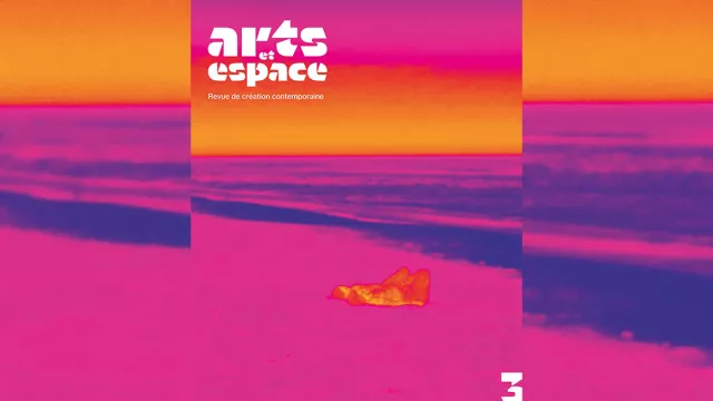 Couverture du troisième numéro du magazine Arts et Espace