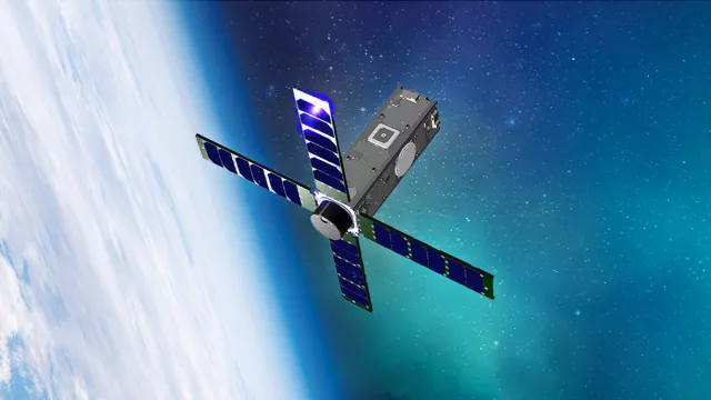 Vue d’artiste du nanosatellite NESS