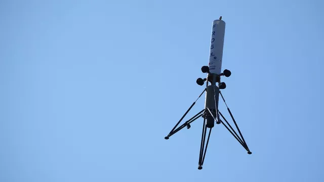 Prototype du lanceur FROG lors d'un vol expérimental