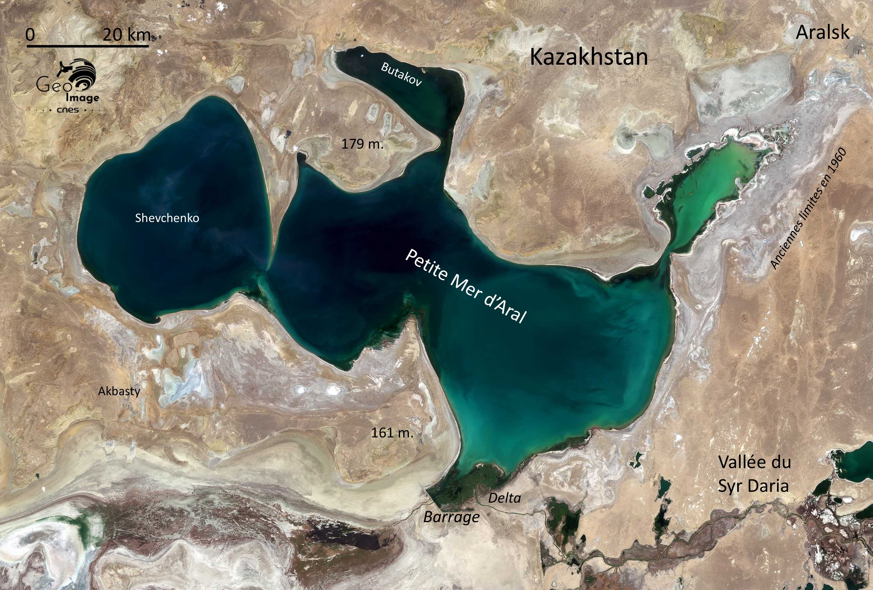 Kazakhstan - La Petite Mer d’Aral, un système relique témoin d’une catastrophe environnementale