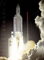 Lancement de SMART-1 à bord d'Ariane 5 (vol 162). Crédits : CNES