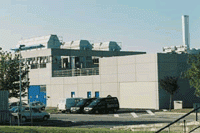 Bâtiment de la centrale énergie de trigénération du Centre Spatial de Toulouse. © CNES/Pierre JALBY,2002
