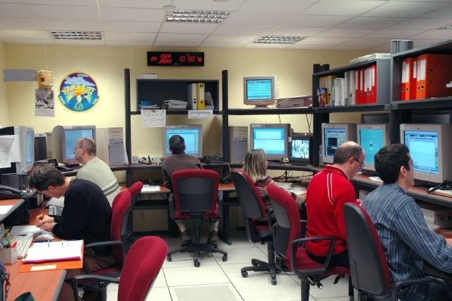 Centre de contrôle Parasol au CNES à Toulouse. Crédits : CNES/G. Philippe.