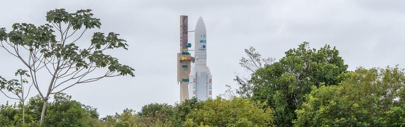 Une fusée Ariane 5 au Centre spatial guyanais