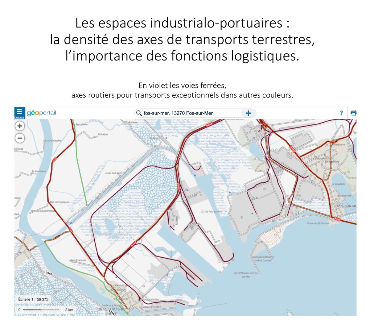 Image satellite de Fos-sur-Mer