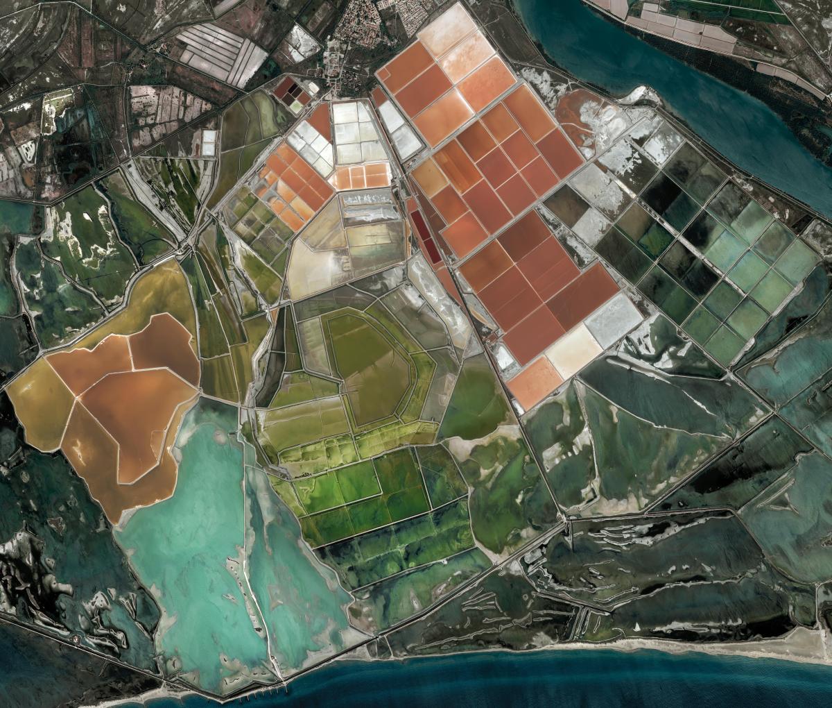 Image satellite de Fos-sur-Mer