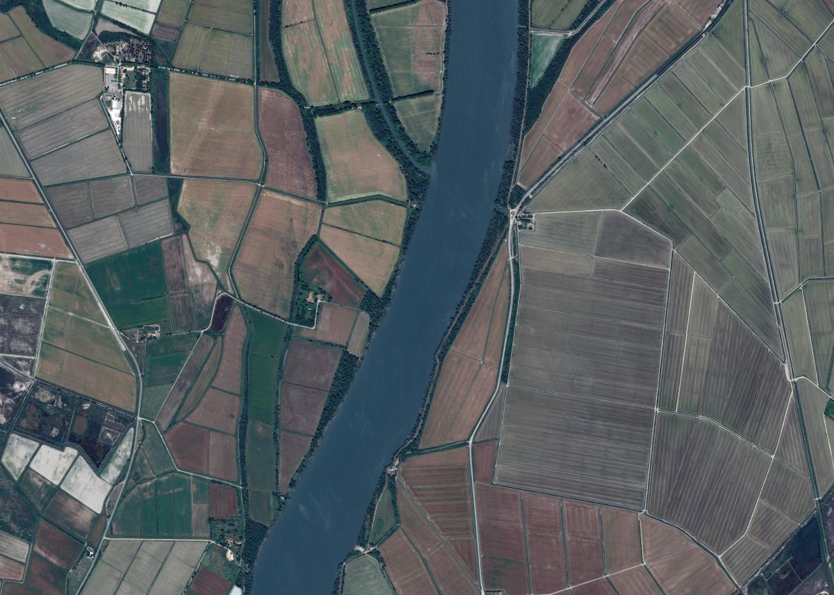 Image satellite de Fos-sur-Mer