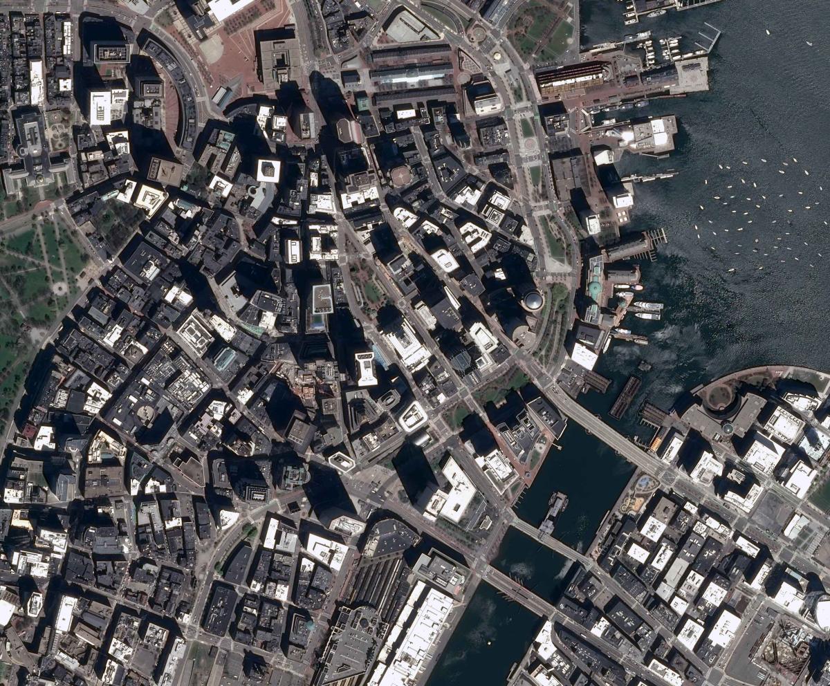Image satellite de Boston