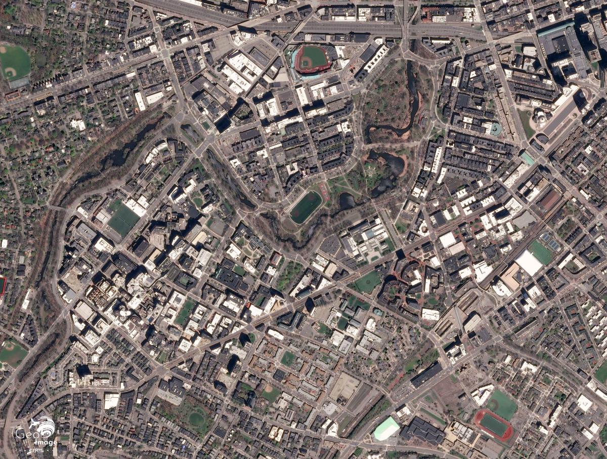Image satellite de Boston