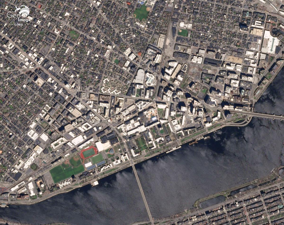 Image satellite de Boston