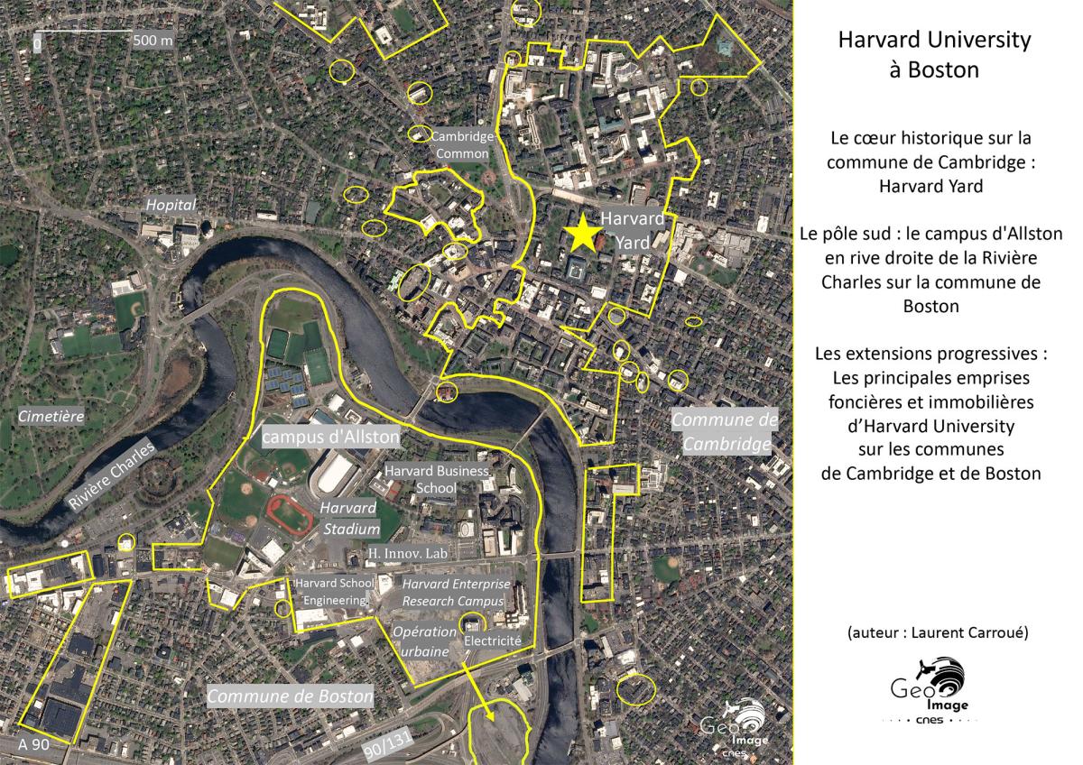 Image satellite de Boston