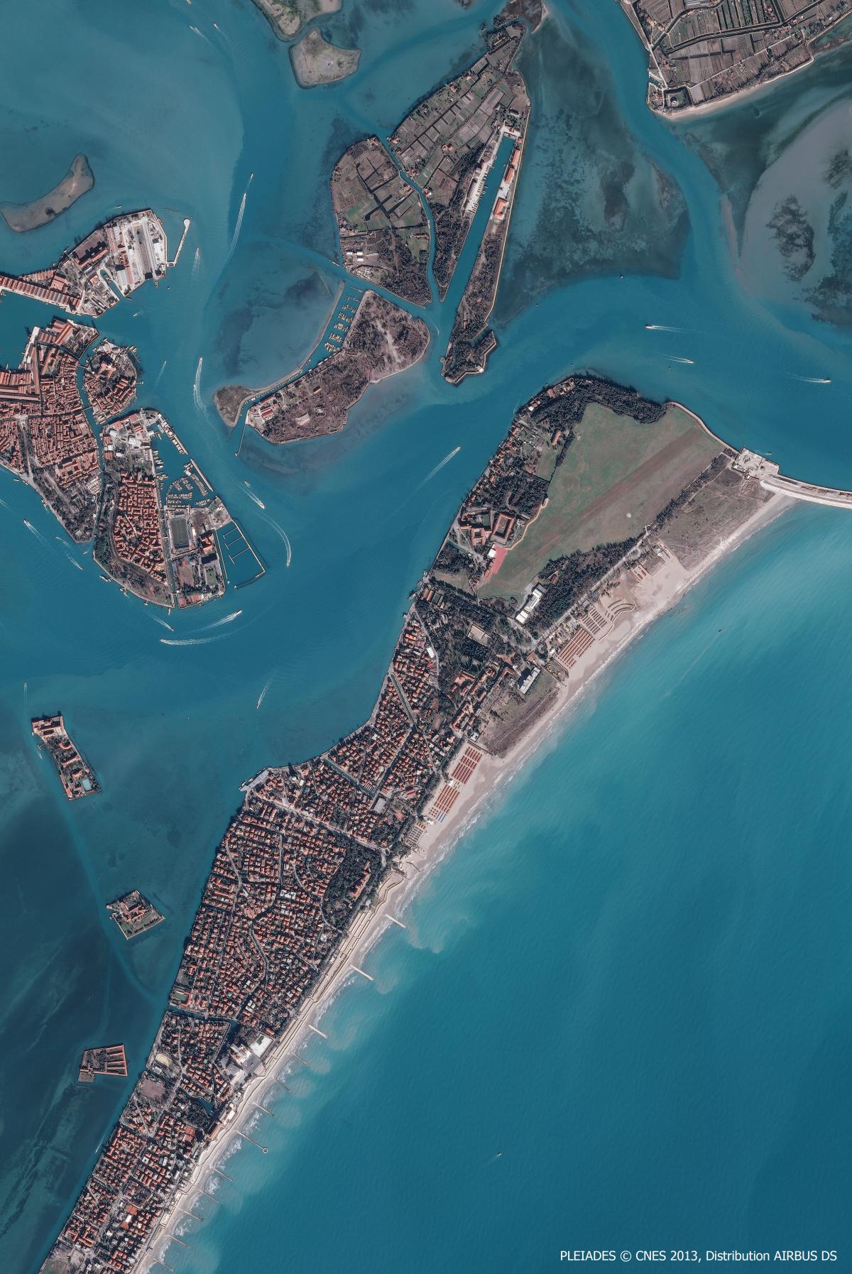 Image satellite de Venise