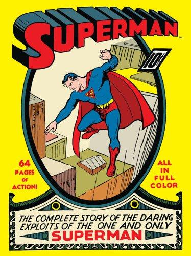 Couverture du comic Superman, années 1930