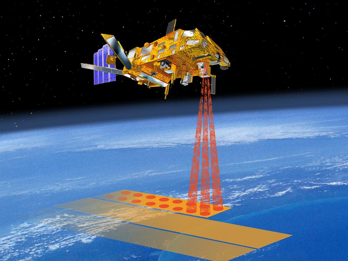 Vue d’artiste du satellite Metop