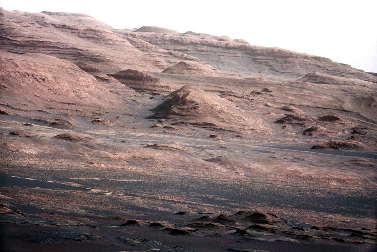 Le Mont Sharp de Mars