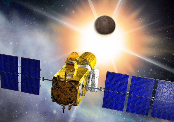 Illustration du satellite CoRoT Illustration du satellite CoRoT