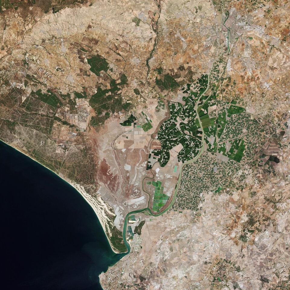 Image satellite de Seville (Espagne) Image satellite de Seville (Espagne)