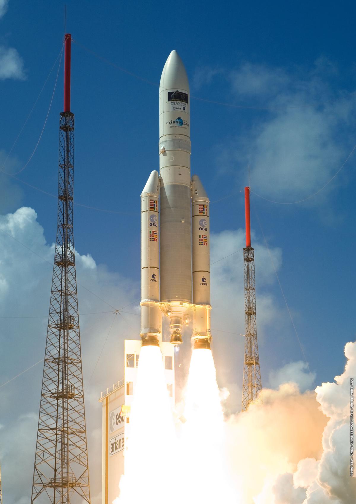 Lancement des satellites Herschel et Planck à bord d’Ariane 5 Lancement des satellites Herschel et Planck à bord d’Ariane 5