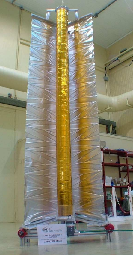 L’un des deux bras du système de freinage atmosphérique IDEAS L’un des deux bras du système de freinage atmosphérique IDEAS