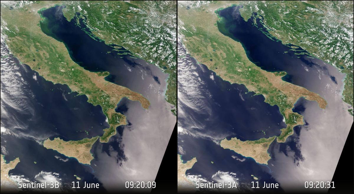 Images satellites de l’Italie Images satellites de l’Italie