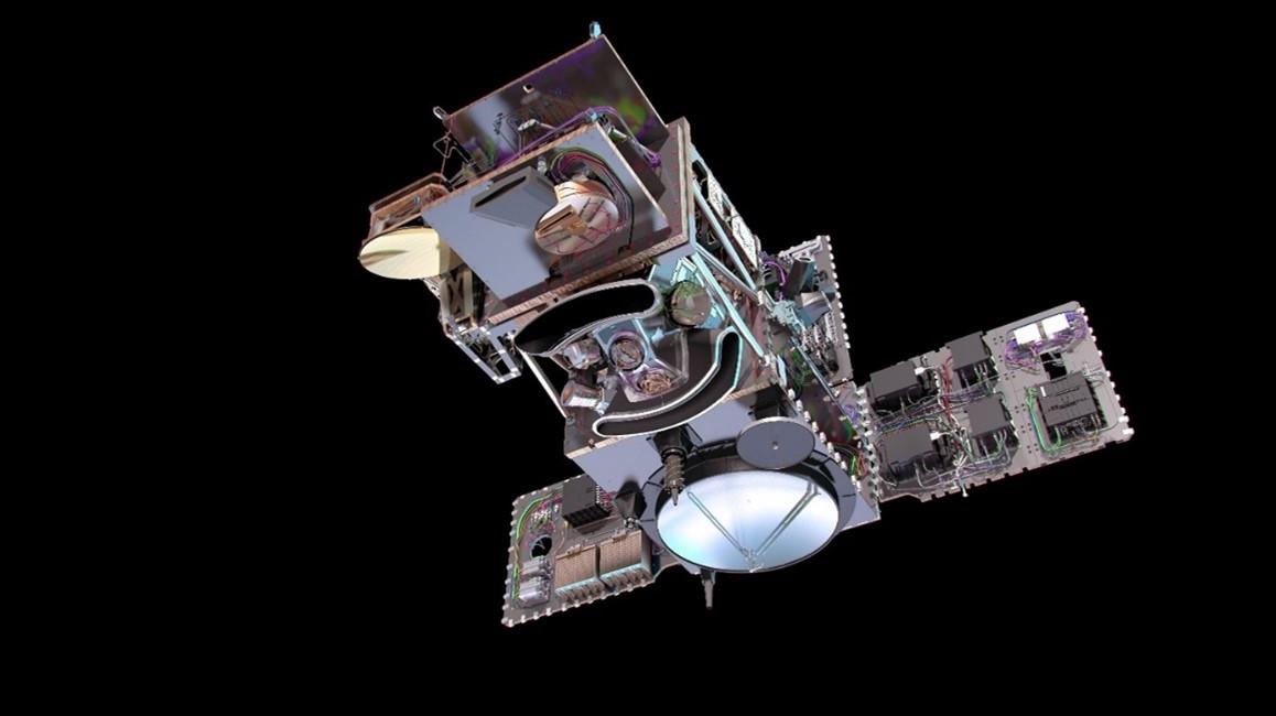 Vue simulée du satellite Sentinel-3 Vue simulée du satellite Sentinel-3