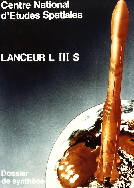 Affiche du lanceur L III S de 1973