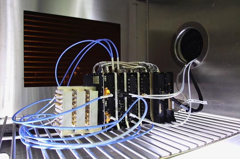 Le sous-système FFRF de l’expérience FFIORD en cours d’intégration chez Thales Alenia space