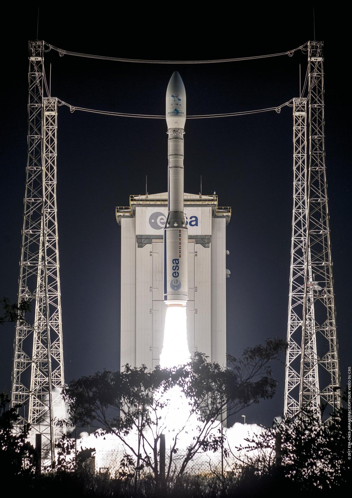Lancement du satellite Venµs à bord de Vega (VV10) le 2 août 2017