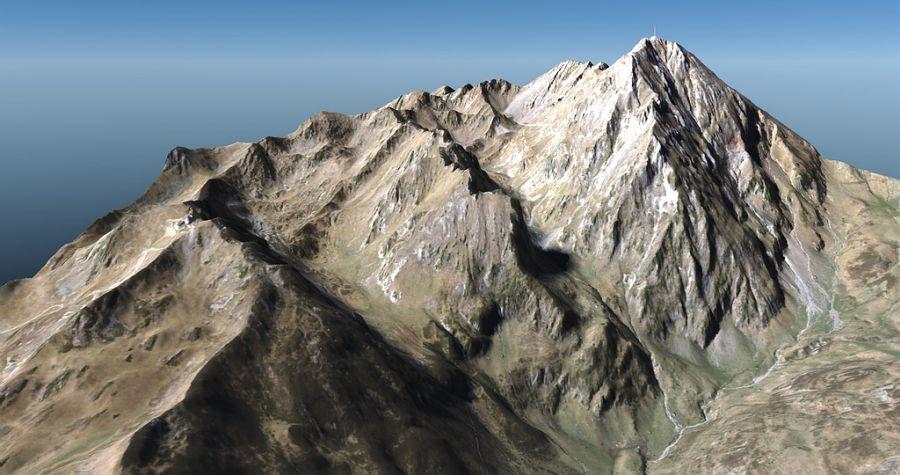 MNS produit avec les données CO3D sur le pic du Midi dans les Pyrénées