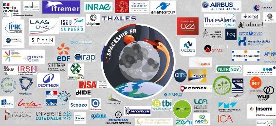 Agences et entreprises impliquées dans le projet SpaceShip FR