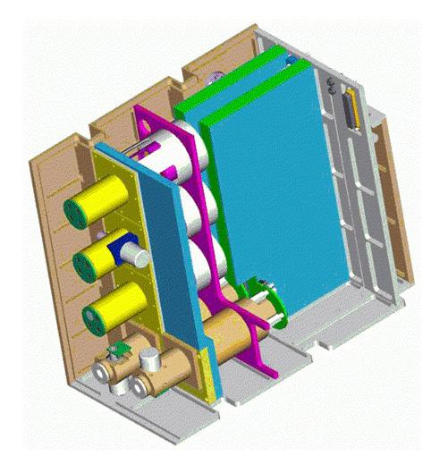 Schéma en 3D de l’instrument PREMOS