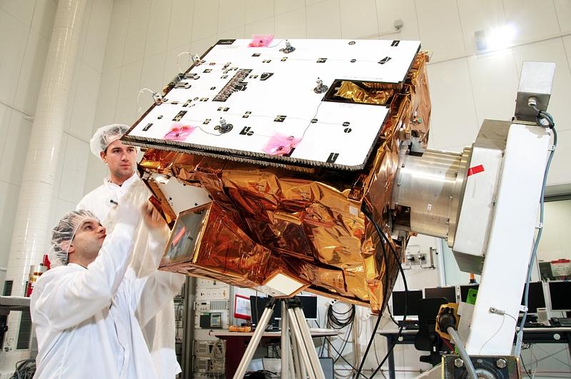 Satellite Picard en cours d’intégration au Centre Spatial de Toulouse