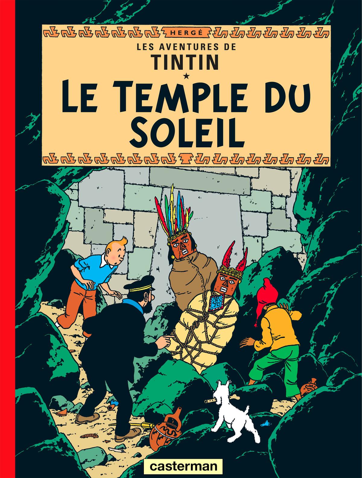 couverture de la bande-dessinée Tintin le temple du soleil