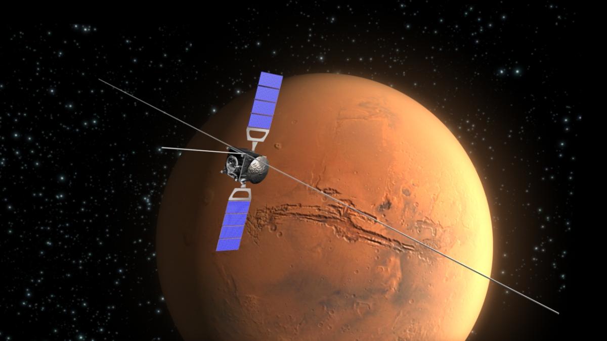 Illustration de la sonde européenne Mars Express Illustration de la sonde européenne Mars Express